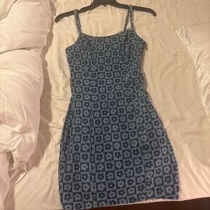 Jean mini dress